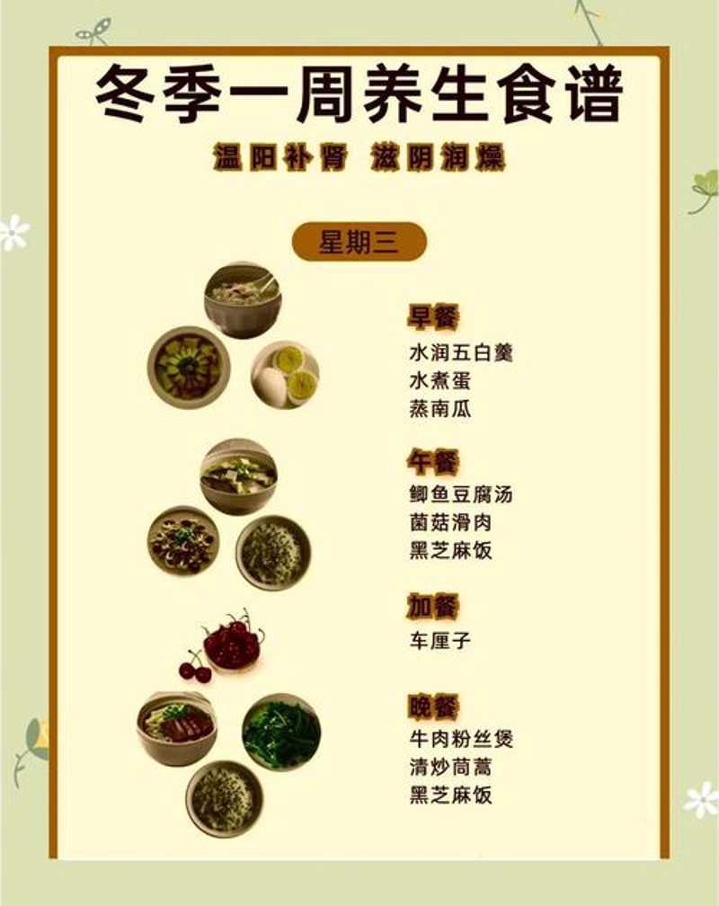养生食谱:冬季进补新思路
